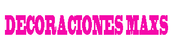 decoraciones Maxs